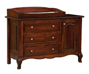 French Country 3 Drawer Dresser With Door by Old Town Oak