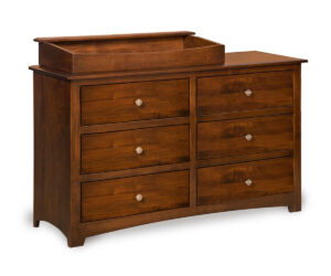 Monterey 6 Drawer Dresser With Changing Box Top Option by Old Town Oak