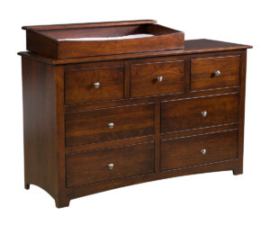 Monterey 7 Drawer Dresser With Changing Box Top Option by Old Town Oak