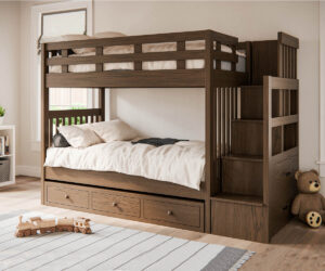 Kingston Bunkbed Collection by Old Town Oak