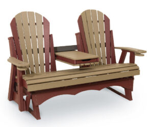 5′ Adirondack Glider With Console by PonVue Creations