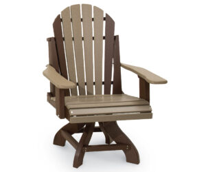 Adirondack Swivel Dining Chair by PonVue Creations