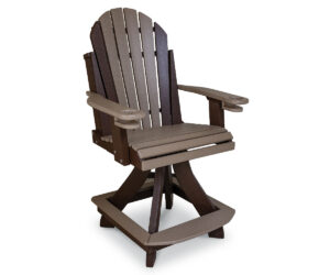 Adirondack Swivel Counter Chair by PonVue Creations