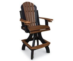 Adirondack Swivel Bar Chair by PonVue Creations