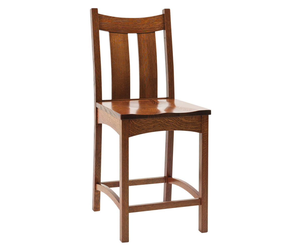 Country Shaker Stationary Bar Chair by RH Yoder