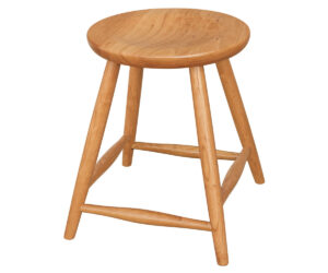 Haskin Stationary Barstool – 18″ by RH Yoder