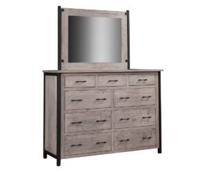 Structura ll Mule Dresser with Mirror by Brookside Home Furnishings