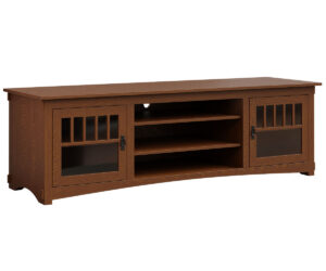 Craftsman Mission TV Console by Timberside Woodworking