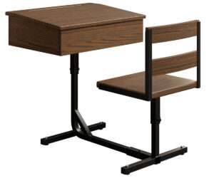 School Desk by Timberside Woodworking