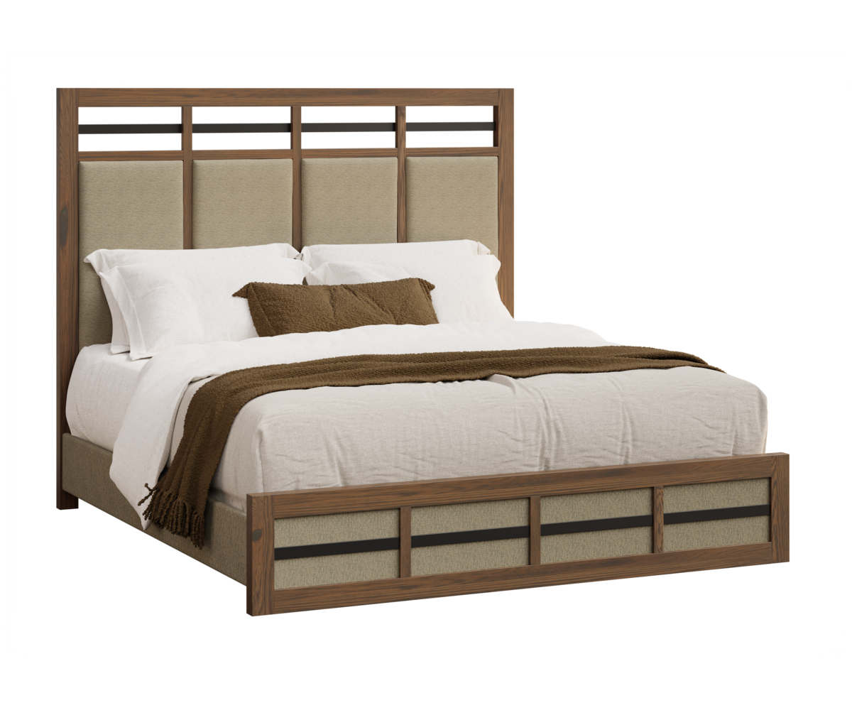 Sarasota Upholstered Panel Bed by Urban Barnwood
