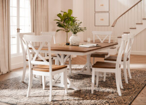 Trenton Trestle Table Collection by Urban Barnwood