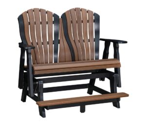 4’ Bentback Counter Height Glider by Walnut Lane Poly