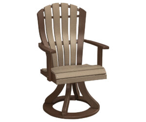 Bentback Swivel Dining Chair by Walnut Lane Poly