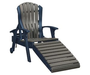 Lounge With Folding Footrest by Walnut Lane Poly