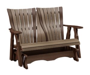 4′ Bentback Glider – Straight Top by Walnut Lane Poly