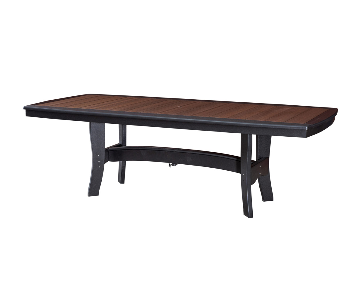 8' Table - 44" x 96" by Walnut Lane Poly