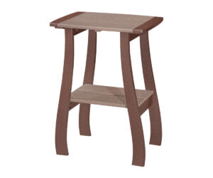 Counter End Table by Walnut Lane Poly