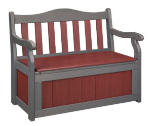 4’ Garden Bench With Storage by Walnut Lane Poly