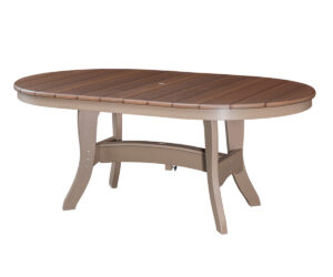 Oval Dining Table – 44″ x 72″ by Walnut Lane Poly