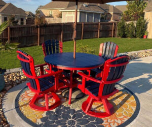 Bentback Swivel Dining Chair Collection by Walnut Lane Poly