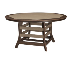 60″ Round Table – Counter Height by Walnut Lane Poly