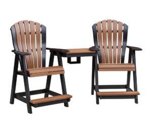 Tete a Tete Counter Height by Walnut Lane Poly