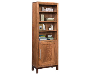 Vienna Bookcase with Doors – 72″H by Ashery Oak