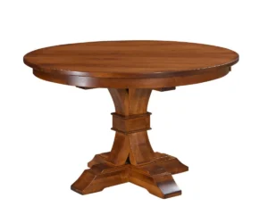 Bowerstown Single Pedestal Table by Hermies Table Shop