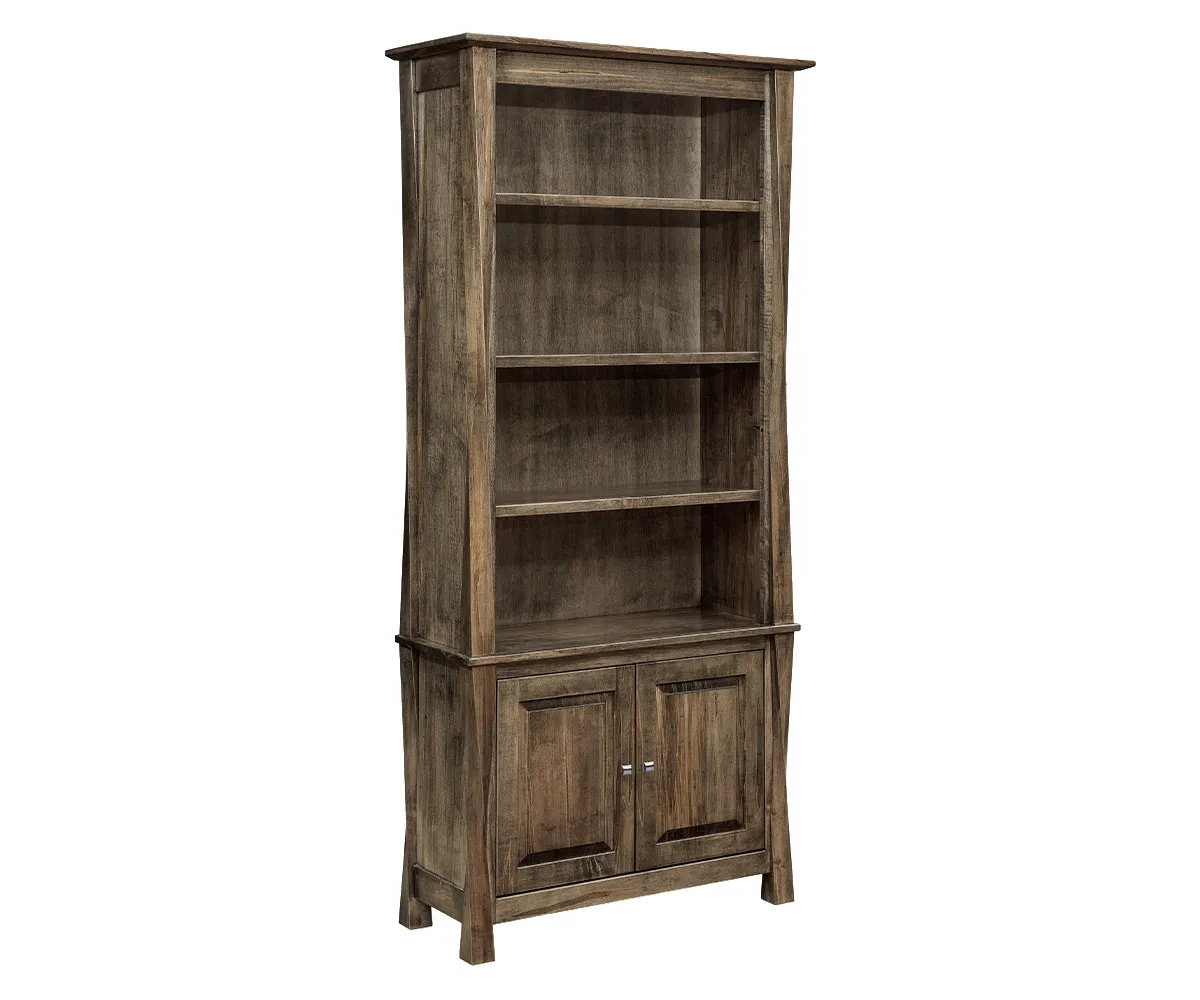 Lexington Arc Bookcase - 84" by Forks Valley Woodworking