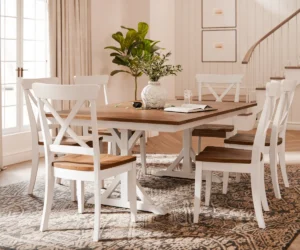 Trenton Trestle Table Collection by Arista Wood
