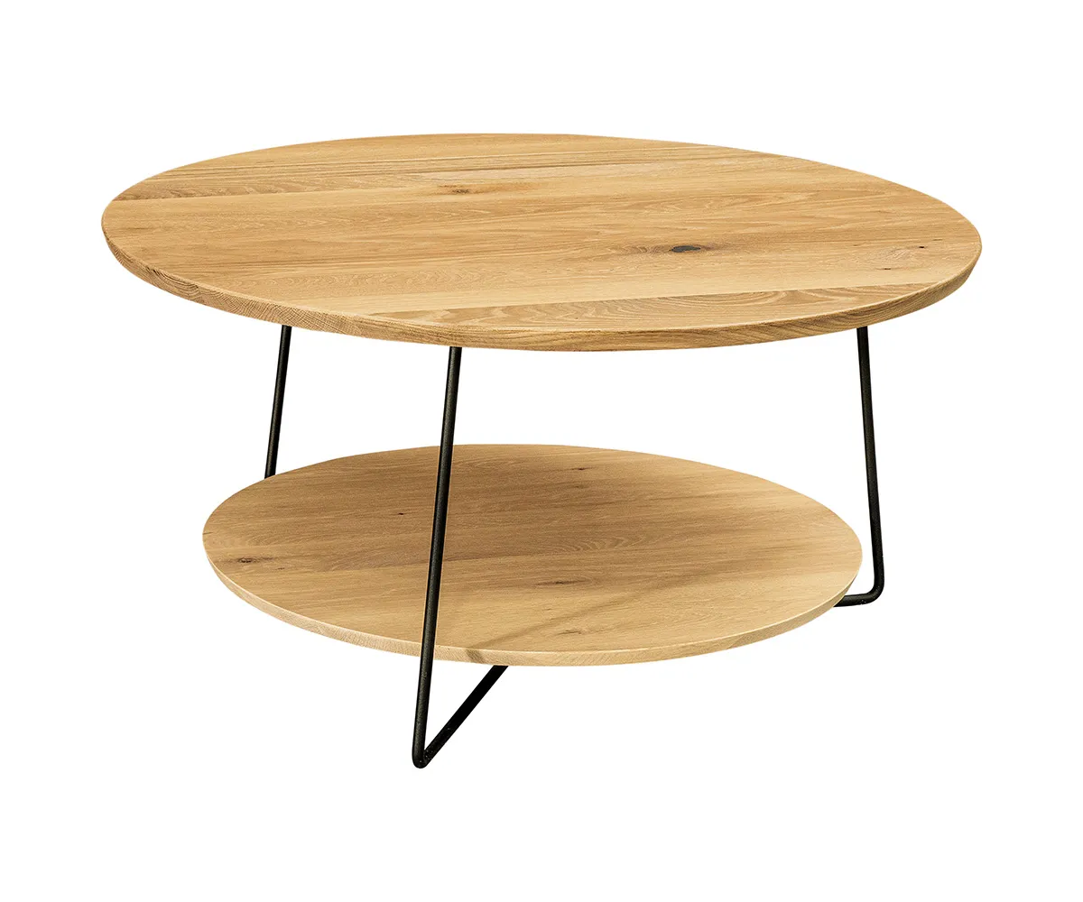 Hadley Round Coffee Table by Crystal Valley Hardwoods