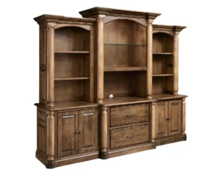 London Backbar Hutch by Forks Valley Woodworking