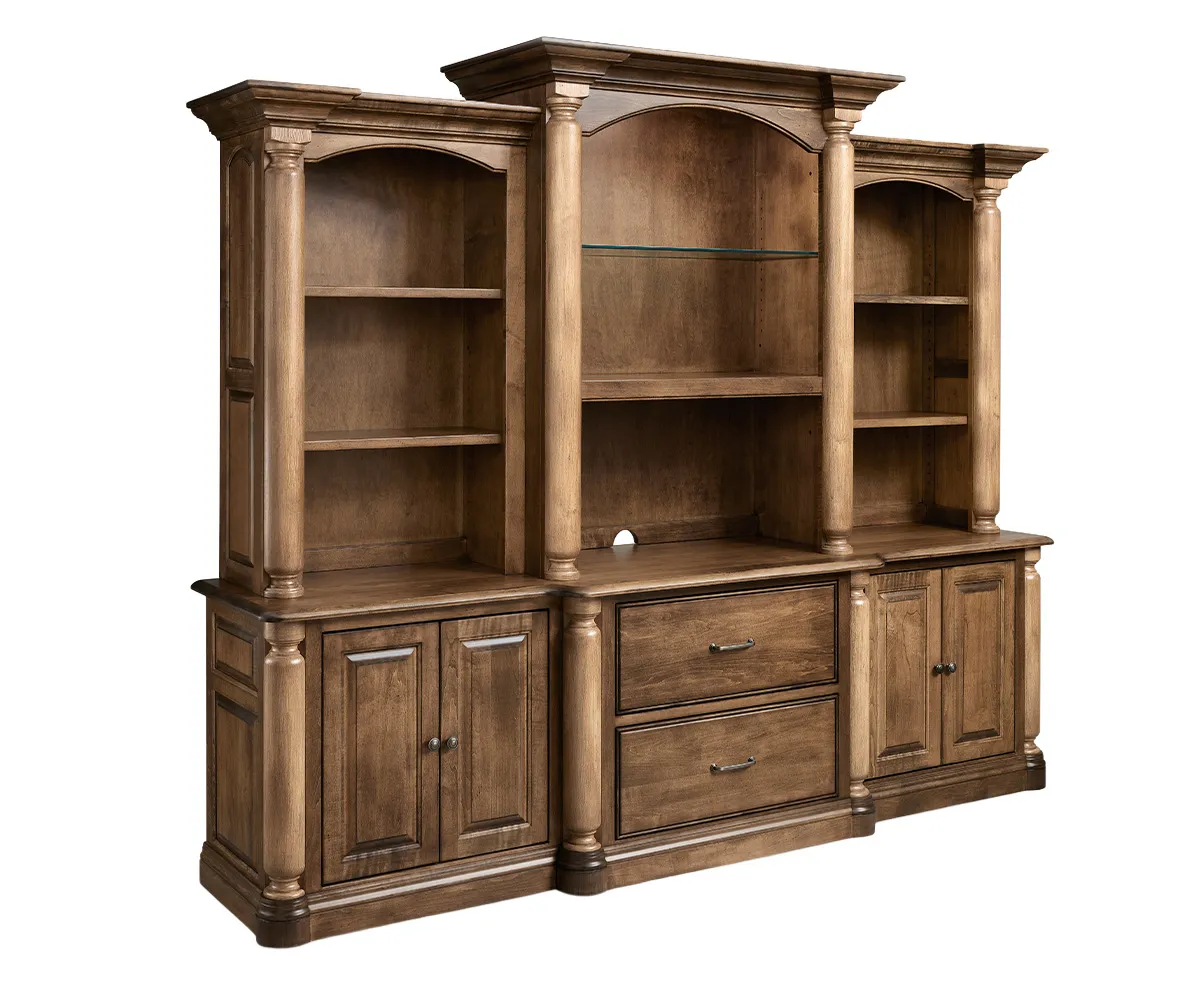London Backbar Hutch by Forks Valley Woodworking
