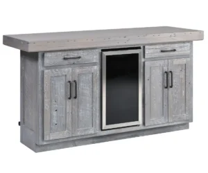 Urban Bar With Mini Fridge by Arista Wood