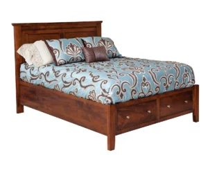 Hyland Park Panel Bed with Drawer Footboard by Brookside Home Furnishings