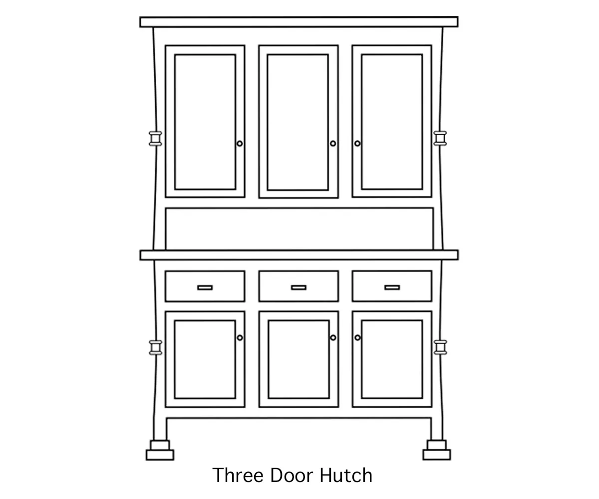 Bowerston Hutch by Hermies Table Shop