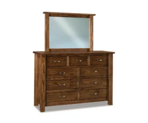 Heidi 9 Drawer Dresser – 62″W by J&R Woodworking
