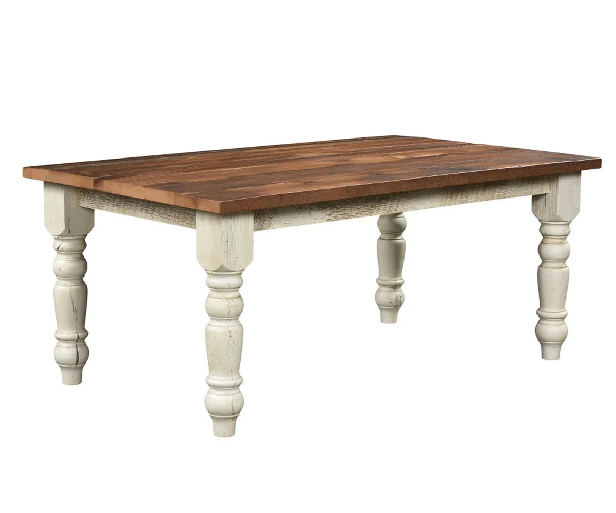 Farmhouse Dining Table by Arista Wood