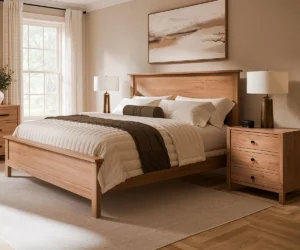 Amanda Flat Panel Bedroom Collection by Arista Wood