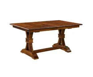 Bowerston Double Pedestal Table by Hermies Table Shop