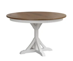 Trenton Round Trestle Dining Table by Arista Wood
