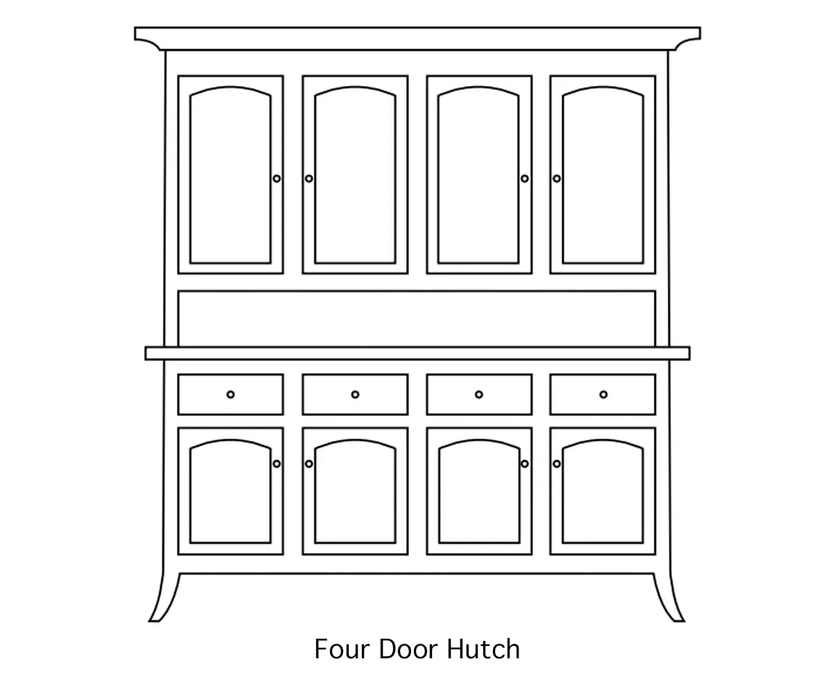 Fenton Hutch by Hermies Table Shop