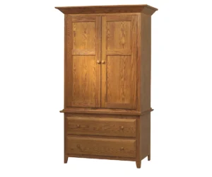 Shaker 2 Drawer Armoire by Brookside Home Furnishings