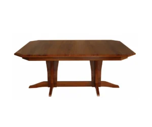 Vintage Double Pedestal Table by Hermies Table Shop