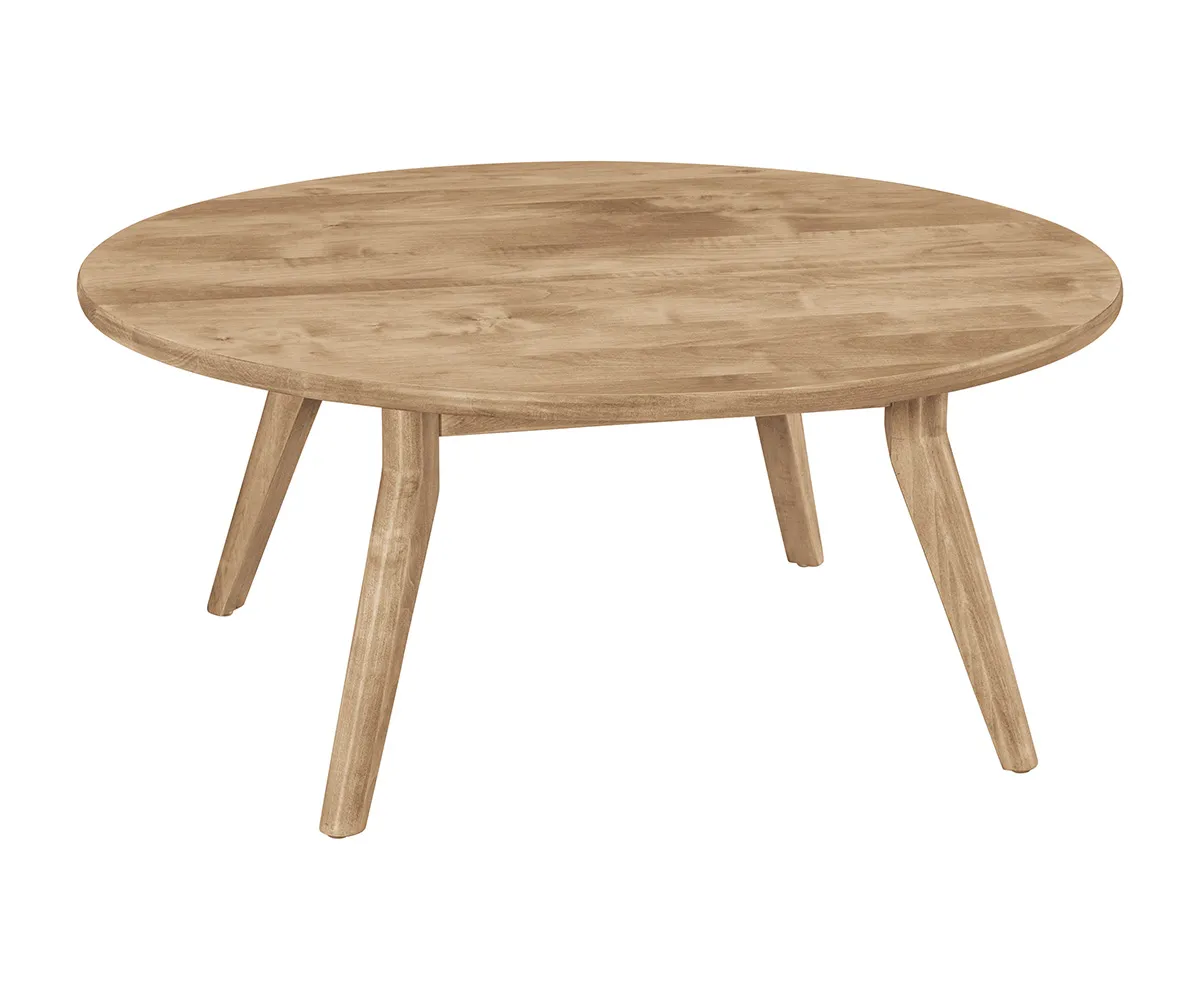 Taylor Round Coffee Table by Crystal Valley Hardwoods