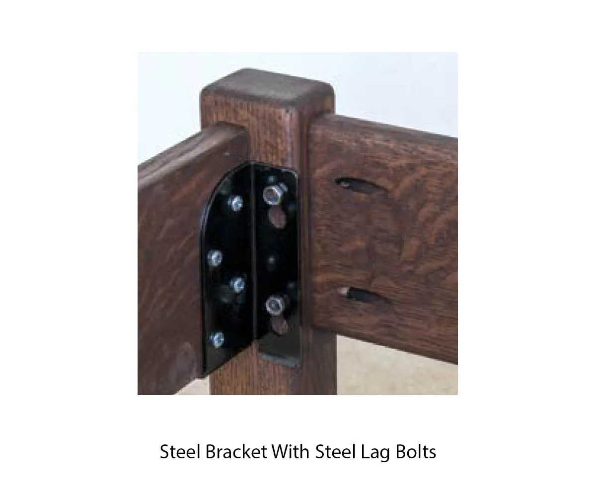Live Wood Bed by Indian Trail Furniture