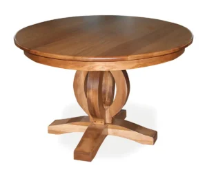 Master Single Pedestal Dining Table by Hermies Table Shop