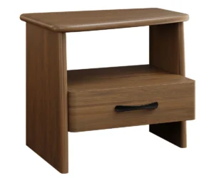 Pueblo 1 Drawer Nightstand Curved by Arista Wood