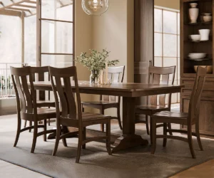 Belmont Trestle Table Collection by Arista Wood