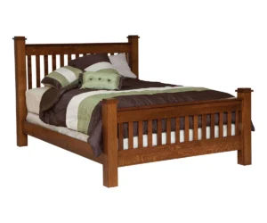 Michaels Mission Slat Bed by Brookside Home Furnishings